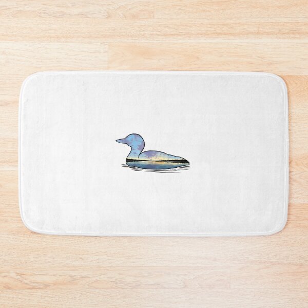 Item preview, Loon Silhouette - Sunrise _amp_ Antique White   designed and sold by BeastMaximus.
