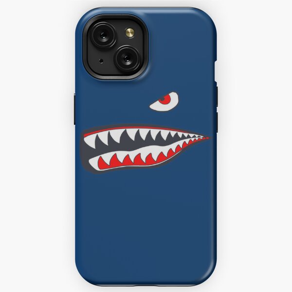 Shark Mouth Off White Blue Green Orange Rainbow Pink iPhone Case