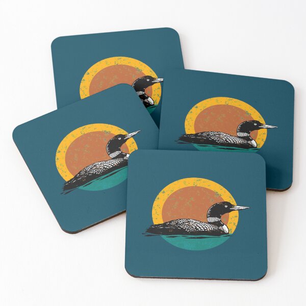 Item preview, Loon Sunset- Faded Look with Retro Colors   designed and sold by BeastMaximus.