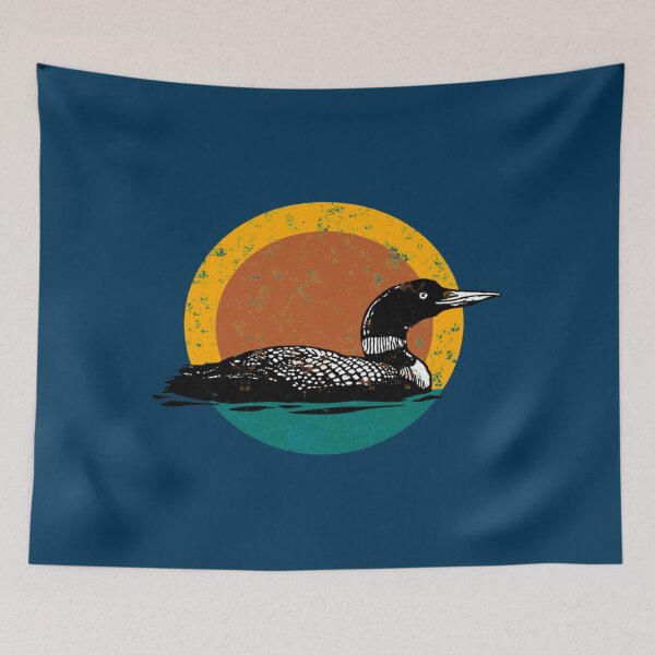 Item preview, Loon Sunset- Faded Look with Retro Colors   designed and sold by BeastMaximus.