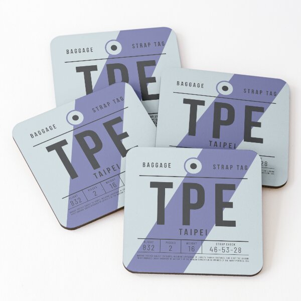 Item preview, Luggage Tag E - TPE Taipei Taiwan designed and sold by VoodooCircus.