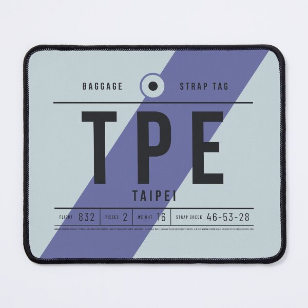 Item preview, Luggage Tag E - TPE Taipei Taiwan designed and sold by VoodooCircus.