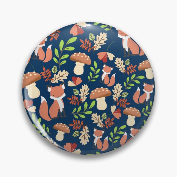Item preview, Autumn foxy with mushrooms  designed and sold by Moniartprints.