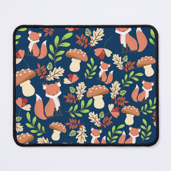 Item preview, Autumn foxy with mushrooms designed and sold by Moniartprints.
