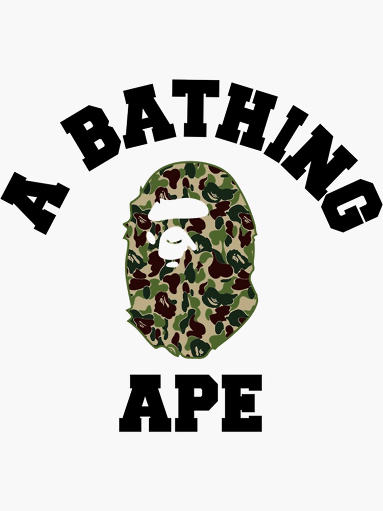 Bape  Sticker for Sale by LuciaDanisca