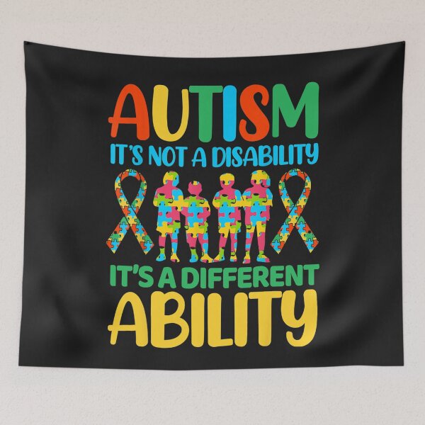 Item preview, Autism It's Not A Disability It's A Different Ability designed and sold by NaomiTankersly.