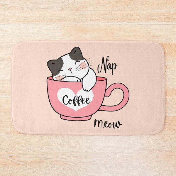 Item preview, Nap, Coffee, Meow - kitten design T-Shirt designed and sold by Art by Lilia.