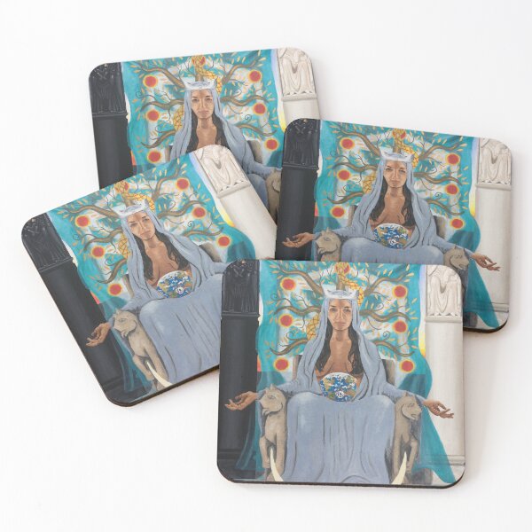 Item preview, Wisdom - The High Priestess designed and sold by Nic Phillips Sacred Art.