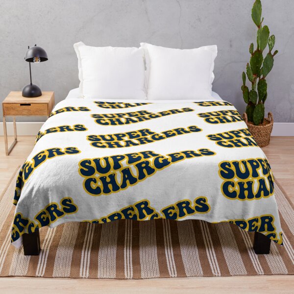 Item preview, Super Chargers Groovy with Navy blue text and Yellow Outline designed and sold by rickcel.