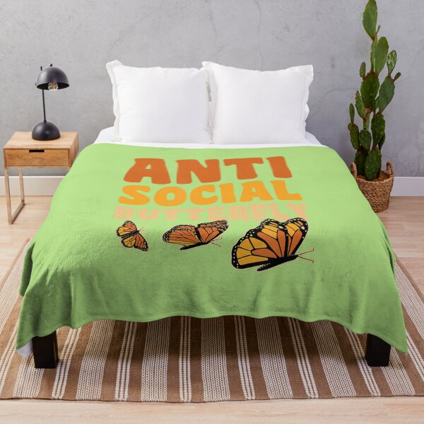 Item preview, Antisocial Butterfly Funny Sarcastic Introvert Joke designed and sold by Windyslice1.