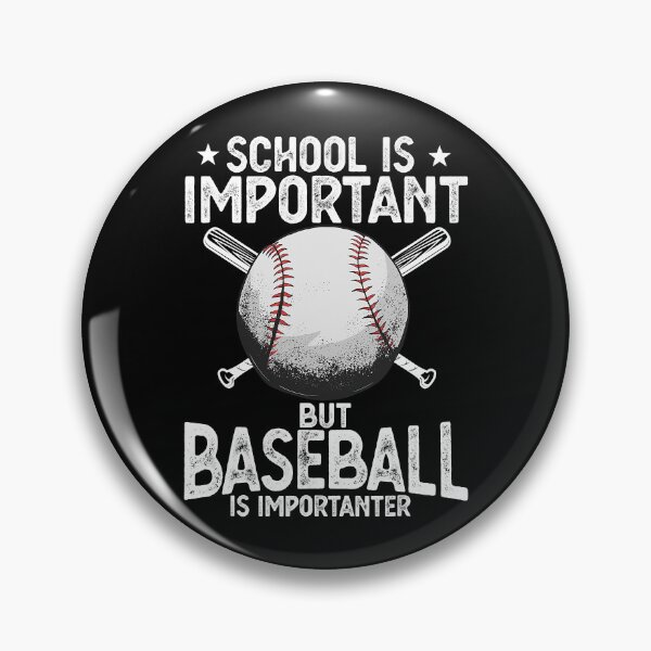 Item preview, School Is Important But Baseball Is Importanter Baseball Pitcher designed and sold by MichelSorour.
