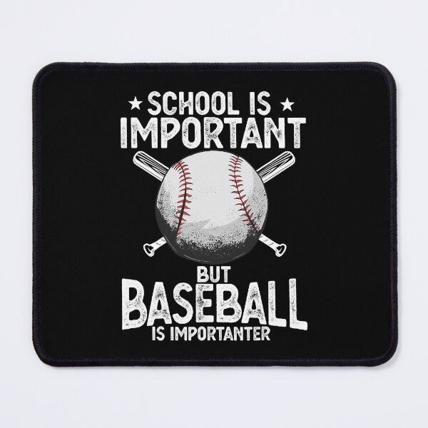Item preview, School Is Important But Baseball Is Importanter Baseball Pitcher designed and sold by MichelSorour.