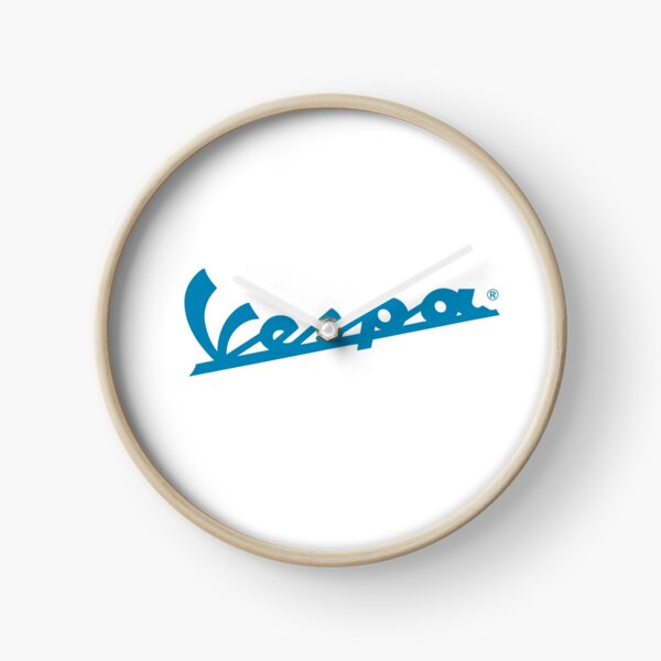 Vespa Blue Clock
