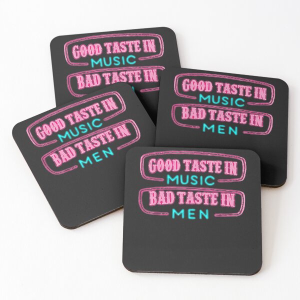 Item preview, Good Taste in Music Bad Taste in Men Sarcastic Music Lover designed and sold by NaomiTankersly.
