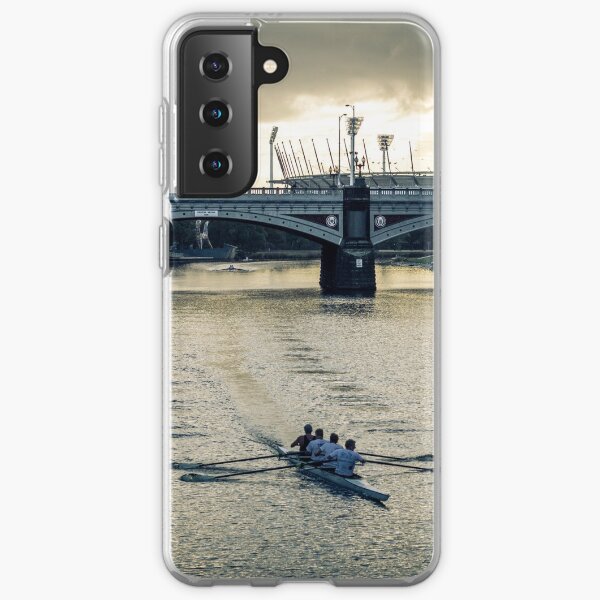 Early Morning Rowers on the Yarra Samsung Galaxy Soft Case