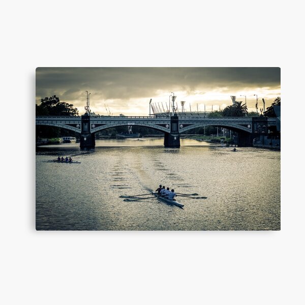Item preview, Early Morning Rowers on the Yarra designed and sold by Matt Simner.