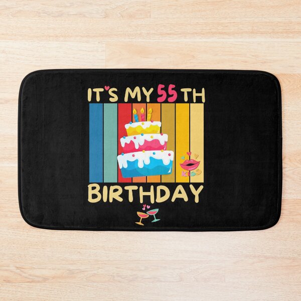 Item preview, It's My 55th Birthday Years with Bday Sweetie Cake designed and sold by CoolCreative.