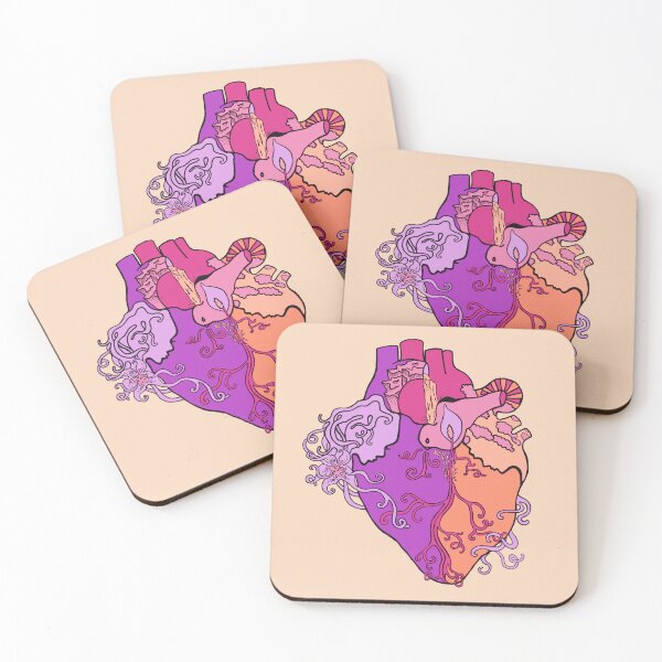 Item preview, Vibrant Sunrise Heart designed and sold by Lenaartist.