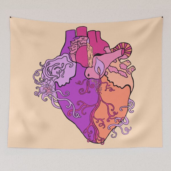 Item preview, Vibrant Sunrise Heart designed and sold by Lenaartist.