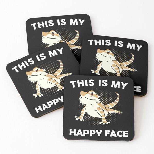 Item preview, This Is My Happy Face Bearded Dragon designed and sold by toddroot96.