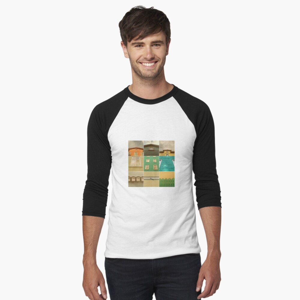Item preview, Baseball ¾ Sleeve T-Shirt designed and sold by TalBright.