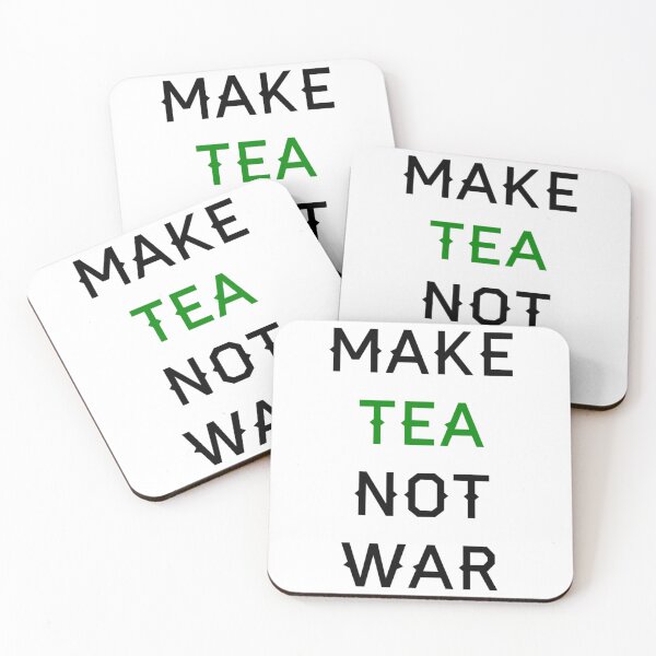 Item preview, Make Tea not War designed and sold by Handmadepassion.