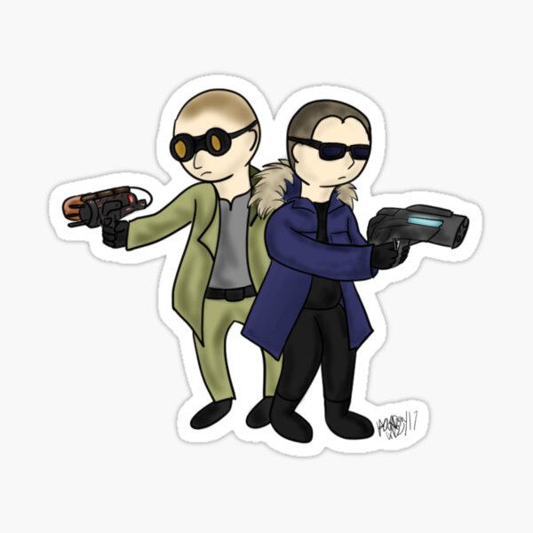 Little Heatwave & Captain Cold Sticker