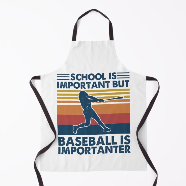Item preview, School Is Important But Baseball Is Importanter Funny Baseball Quote designed and sold by MichelSorour.