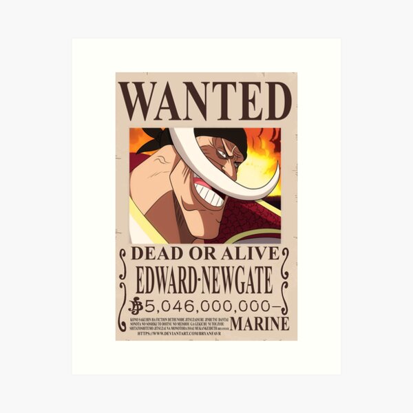 Gura Gura No Mi edward Newgate Alias Whitebeard 