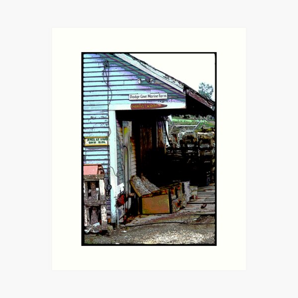 Farrin'sWharf, Maine Art Print