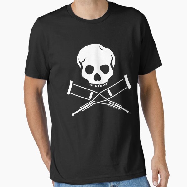 Item preview, Jackass Skull And Crutches Logo New designed and sold by DoverDasiva.