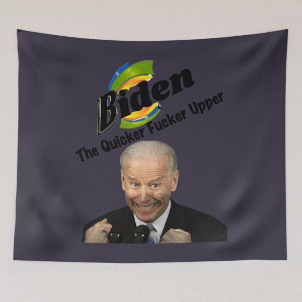 Item preview, Vintage Anti Biden The Quicker Fucker Upper  designed and sold by Lupton1993.