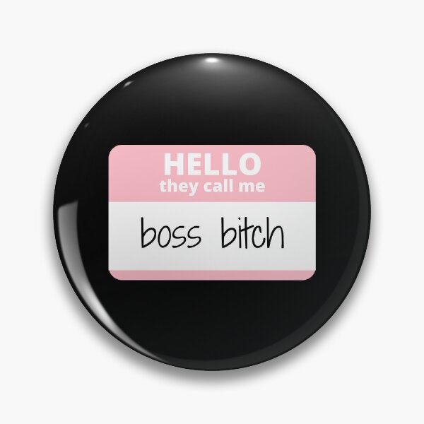 Item preview, HELLO they call me boss b*tch designed and sold by Colorful-Inspo.