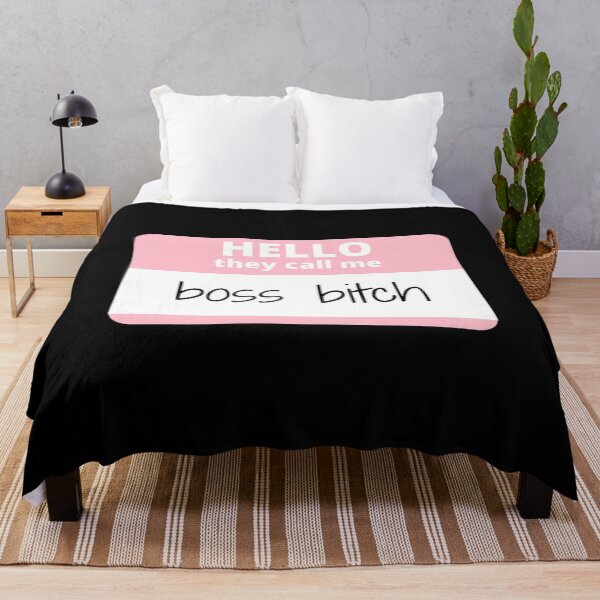 Item preview, HELLO they call me boss b*tch designed and sold by Colorful-Inspo.