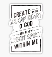 Clean Heart Sticker