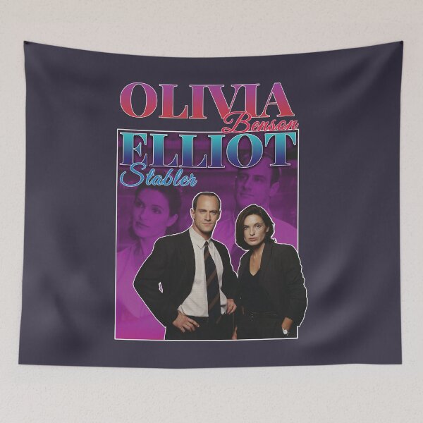 Item preview, Vintage Retro Olivia Benson and Elliot Stabler 90s Inspired Homage  designed and sold by Lupton1993.