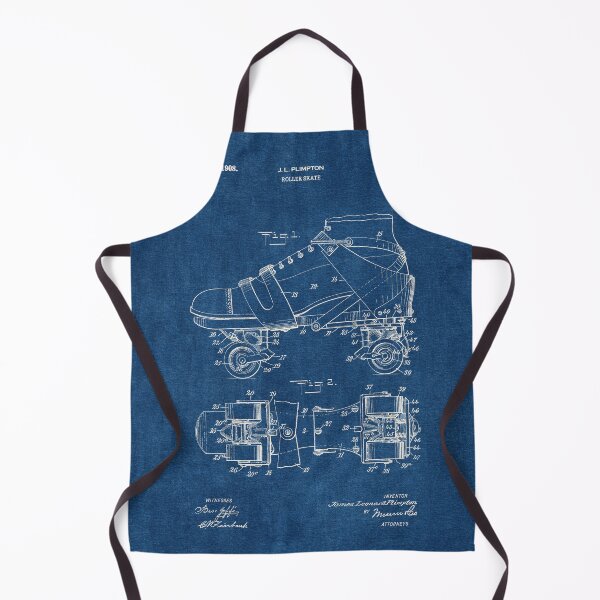 Item preview, PATENT DRAWING / 1908 - Roller Skate 1 - Blueprint designed and sold by danielcoulmann.