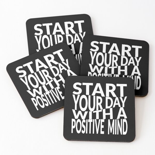 Item preview, Start Your Day With A Positive Mind - Positive Thinking Day designed and sold by ScauroraDesign.