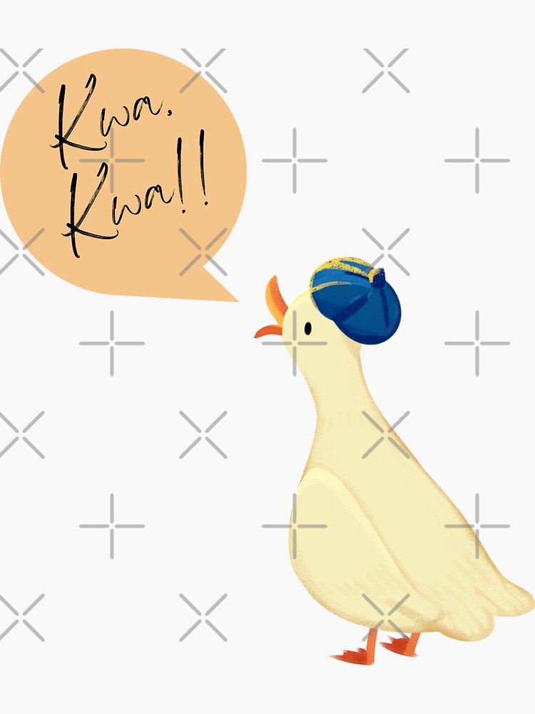 "French duck" Sticker for Sale by KonTheHero | Redbubble