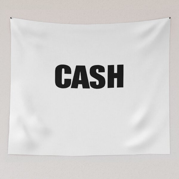 Artikelvorschau, Johnny Cash-Logo-Aufkleber entworfen und verkauft von Mighenry8.