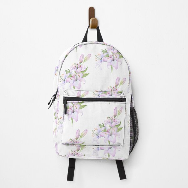 Item preview, White pink lilies designed and sold by babanovaesha.