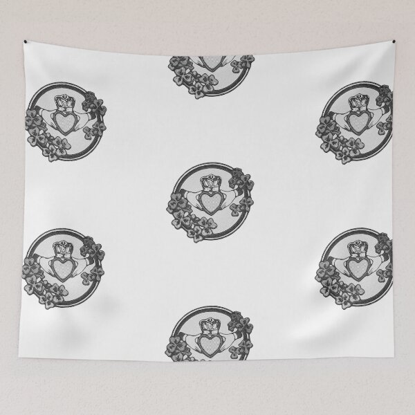 Item preview, Vintage Black and White Claddagh designed and sold by reapolo.