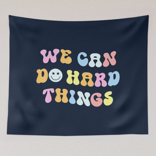 Item preview, We Can Do Hard Things Teacher Back to School designed and sold by Windyslice1.