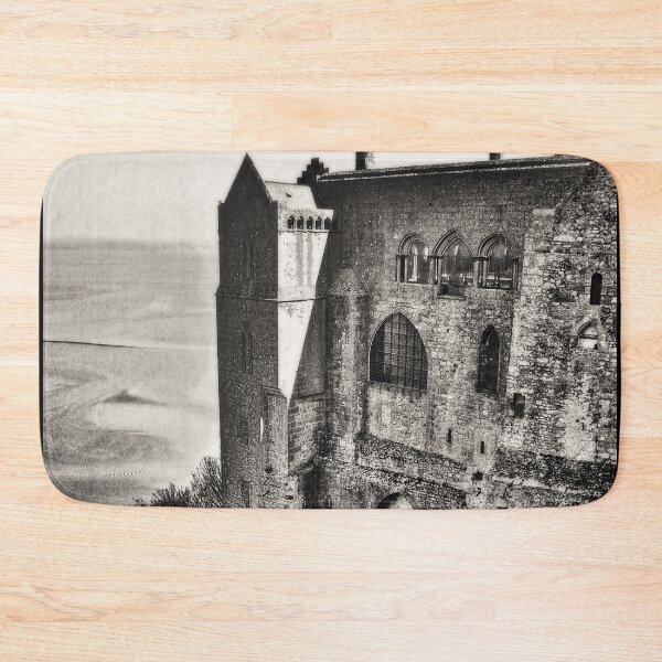 Item preview, Atop Mont Saint Michel in Grayscale designed and sold by Susan Maxwell Schmidt.