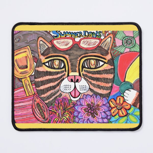 Item preview, Summer Days Cat designed and sold by Michelle Mead.