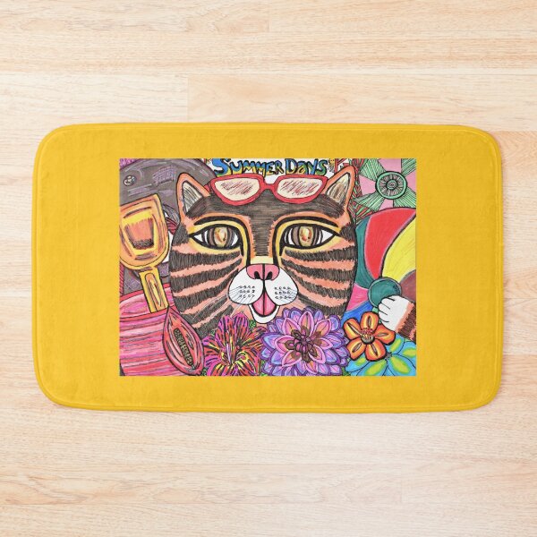 Item preview, Summer Days Cat designed and sold by Michelle Mead.