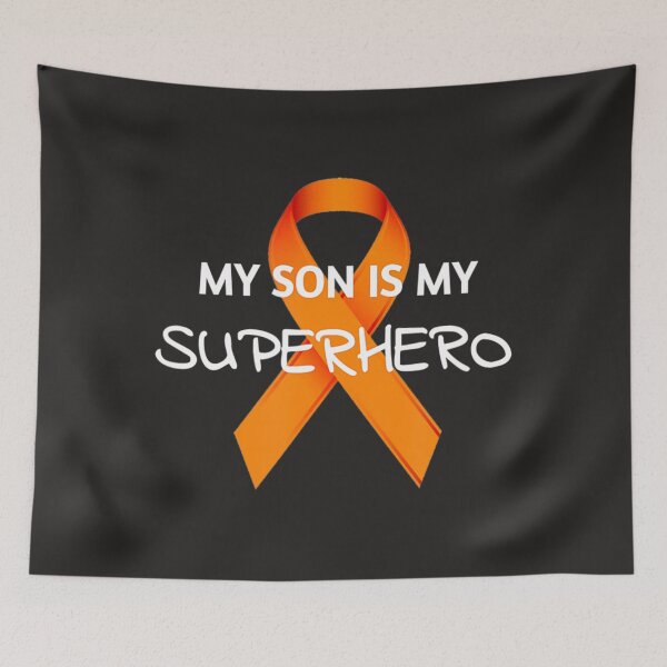 Item preview, MY SON IS MY SUPERHERO LEUKEMIA AWARENESS MONTH T SHIRT designed and sold by schromtlmaascha.