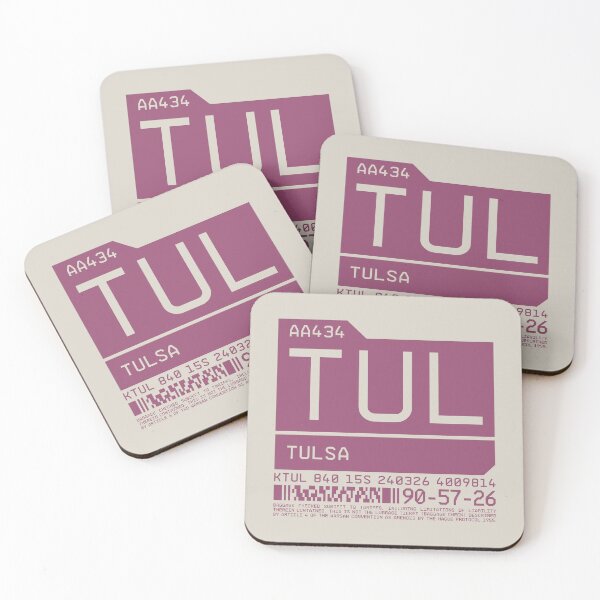 Item preview, Luggage Tag C - TUL Tulsa Oklahoma USA designed and sold by VoodooCircus.