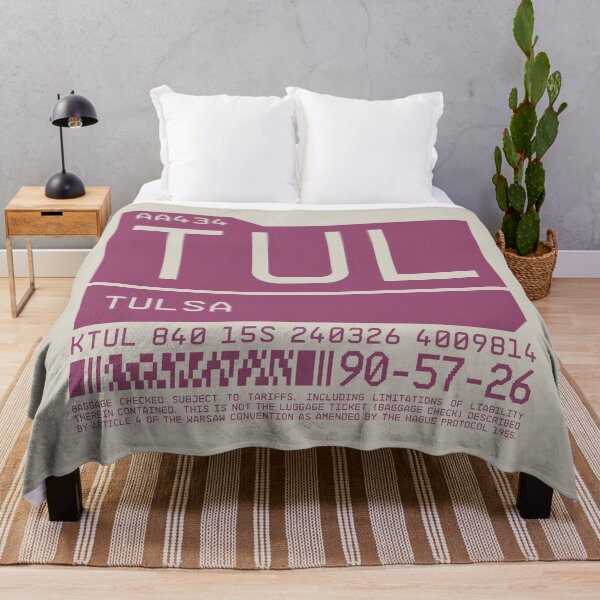 Item preview, Luggage Tag C - TUL Tulsa Oklahoma USA designed and sold by VoodooCircus.