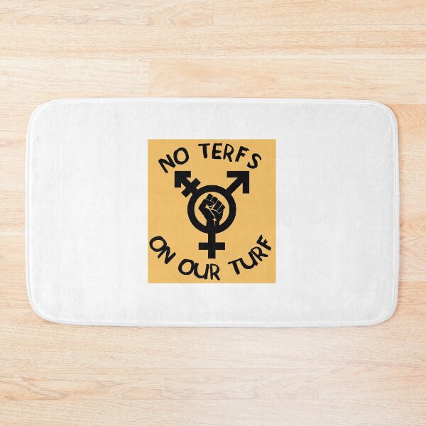 Item preview, No TERFs On Our Turf - LGBTQ Transgender Metal Print designed and sold by Mighenry8.